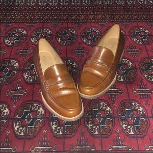 Madewell Penny Loafer brown shoes